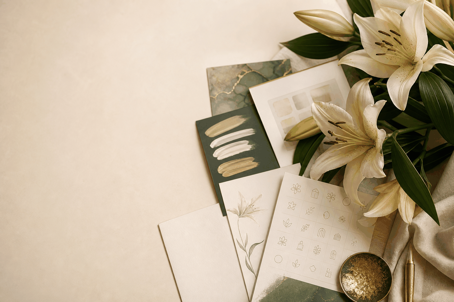 BUER Marketplace creative digital resources and lily brand materials